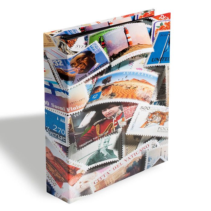 OPTIMA Motif 4-Ring Binder for Stamps