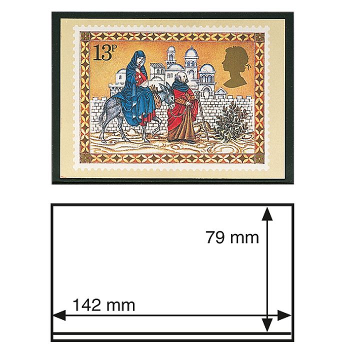 Approval Card -  plastic, one-way division, black