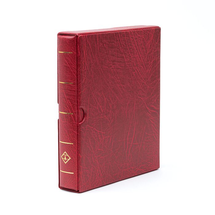 OPTIMA F Binder including slipcase, red