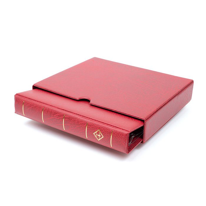 OPTIMA F Binder including slipcase, red