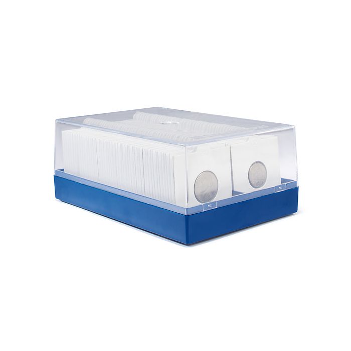 Plastic Coin Box  for 100 Coin Flips