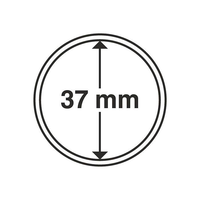 Coin Capsules inner diameter 37 mm (10-pack)