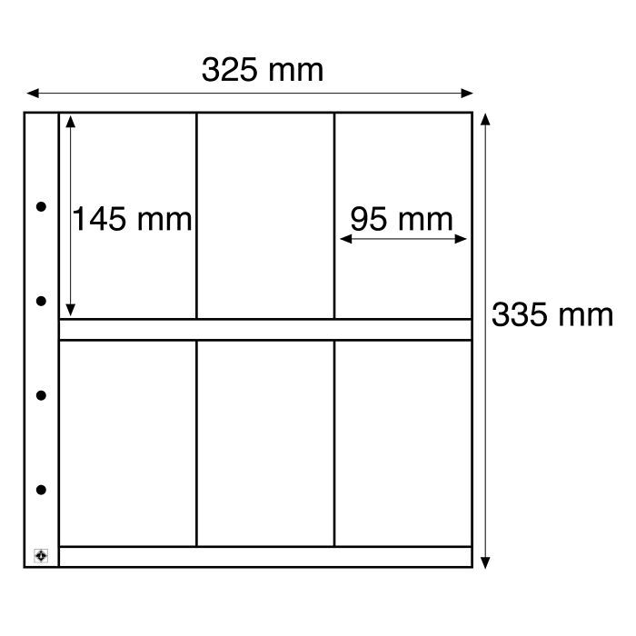 Plastic Pockets for Old Postcards, portrait, clear