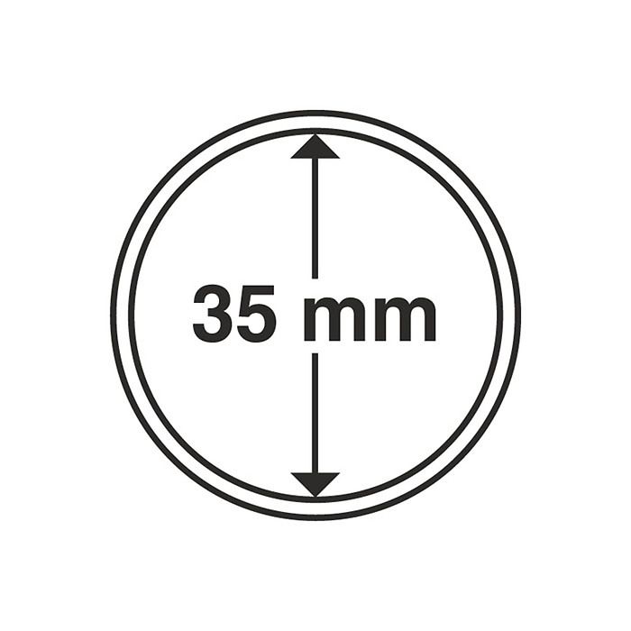 Coin Capsules inner diameter 35 mm (10-pack)