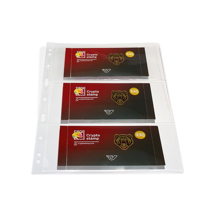 VARIO Sheets, 3-way division, clear film