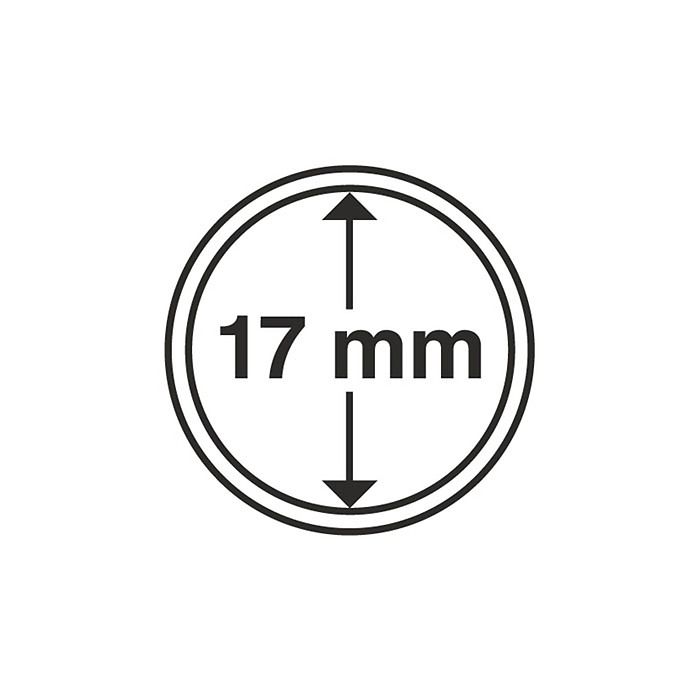 Coin Capsules inner diameter 17 mm (10-pack)