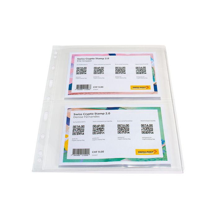 VARIO Sheets, 2-way division, clear film