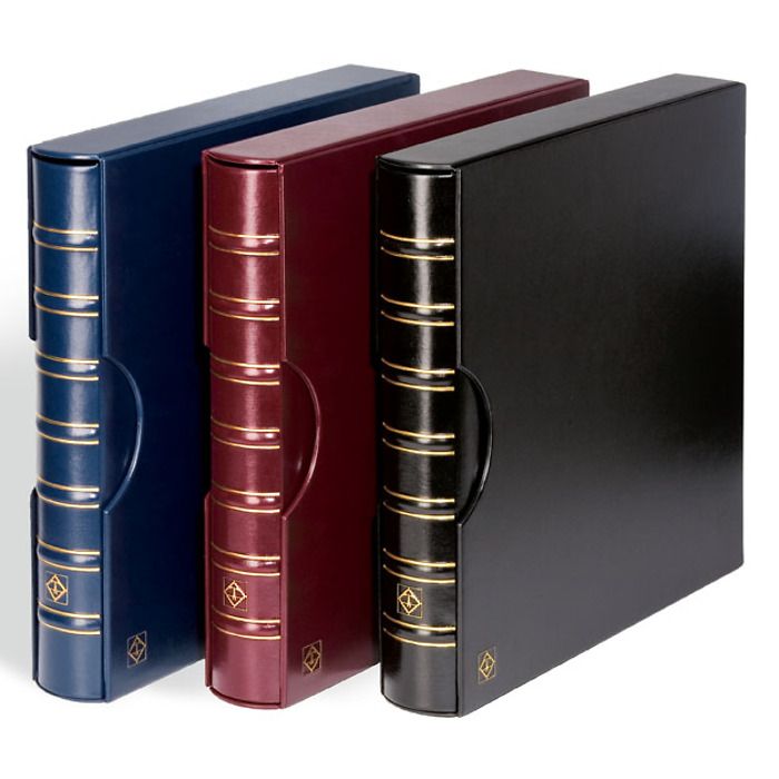 MAXIMUM Ring binder including slipcase, blue