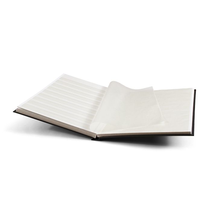 BASIC A4 Stockbook, 32 white pages, non-padded cover, black