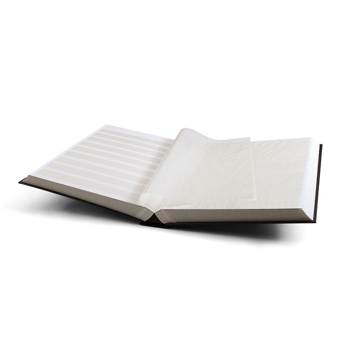 BASIC A4 Stockbook, 64 white pages, non-padded cover, black