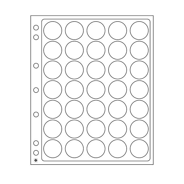 ENCAP Clear Pages for Coins in Capsules 26/27