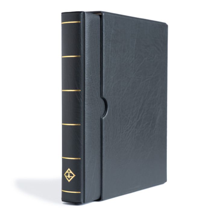 VARIO F Padded Ring Binder with Slipcase, Black