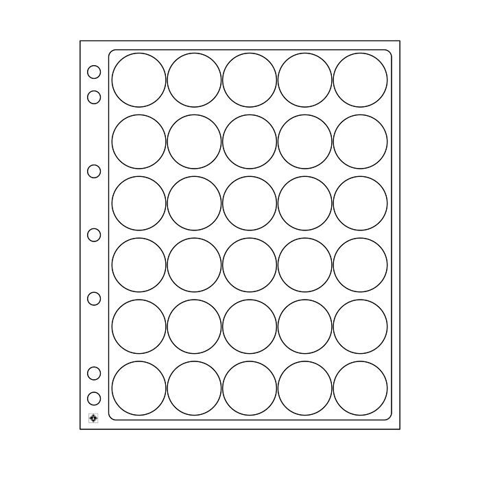 ENCAP Clear Pages for Coins in Capsules 32/33