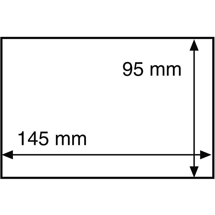 Protective Sleeves for postcards up to 145x95 mm, clear