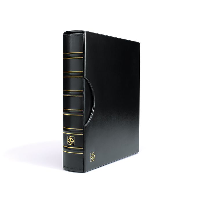 BLACK Ringbinder GRANDE, classic design incl. slipcase