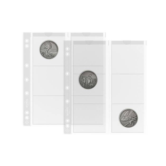 NUMIS Coin Sheets 6 spaces up to 55 mm Ï