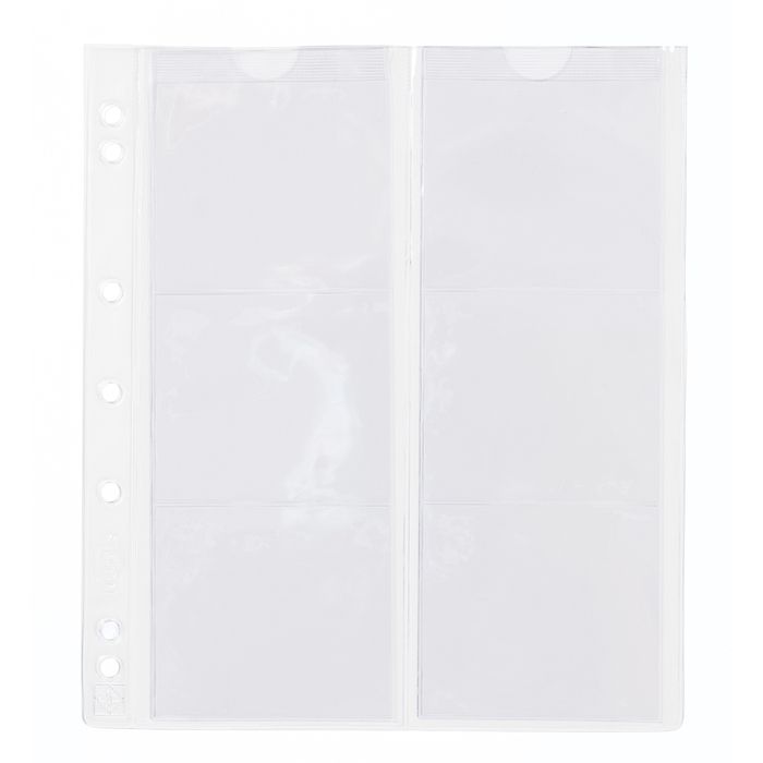 NUMIS Coin Sheets 6 spaces up to 55 mm Ï