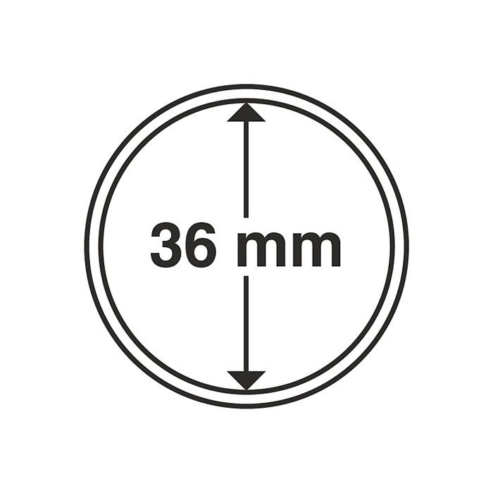 Coin Capsules inner diameter 36 mm (10-pack)