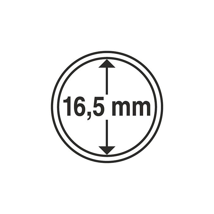 Coin Capsules inner diameter 16.5 mm (10-pack)