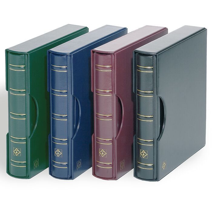 LIGHTHOUSE Turn-bar Binder with Slipcase in Classic design, red