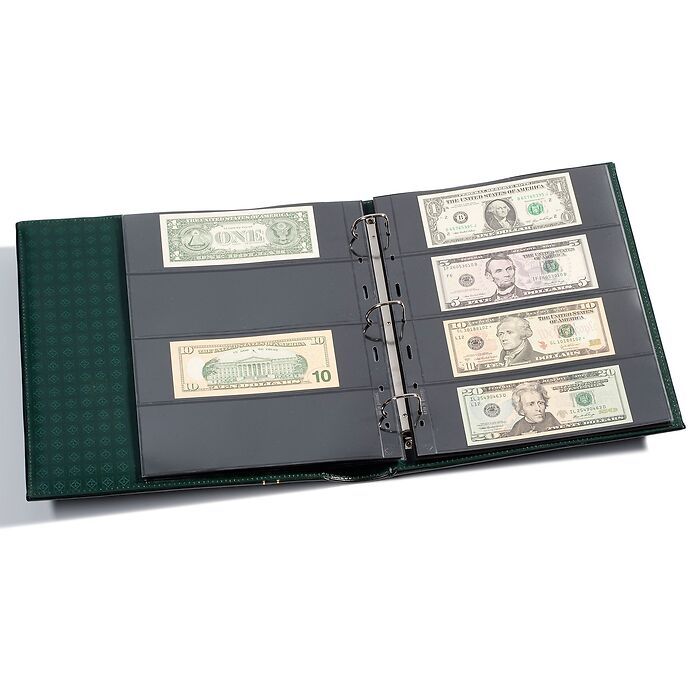 GRANDE Classic Graded Currency Album Set with 10 Grande 4C Pages, Green