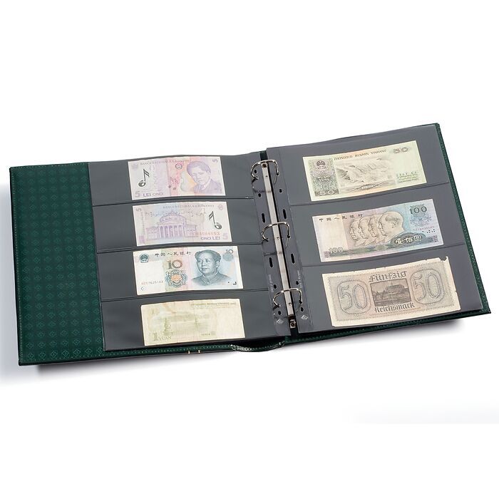 GRANDE Classic Graded Currency Album Set with 10 Grande 4C Pages, Green