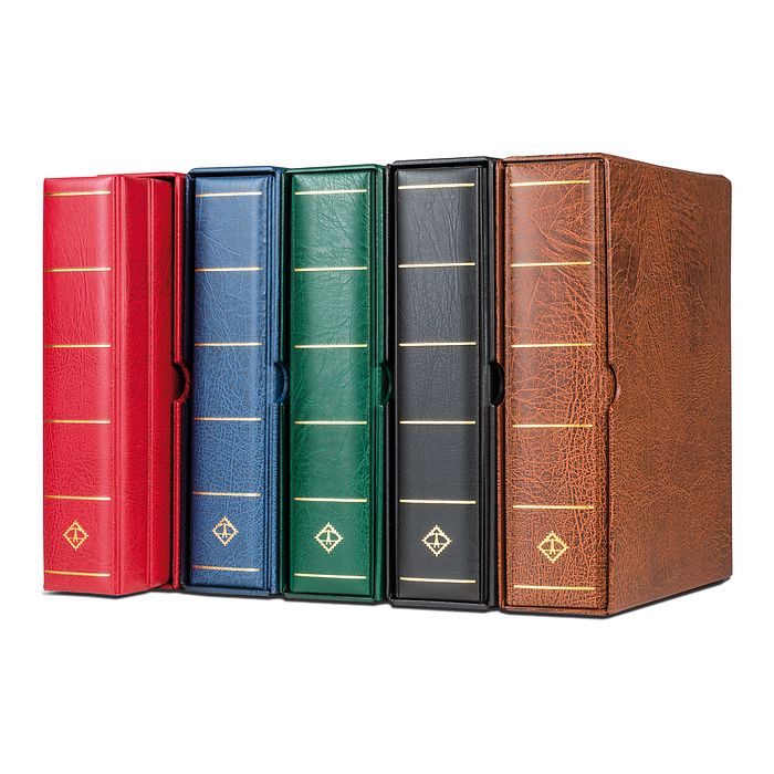 RED: VARIO-G 3-D RING BINDER & SLIPCASE