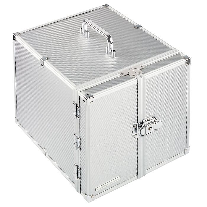 CARGO MB10 Aluminum Coin Case with 10 Coin Boxes for 2x2' coin holders or QUADRUM