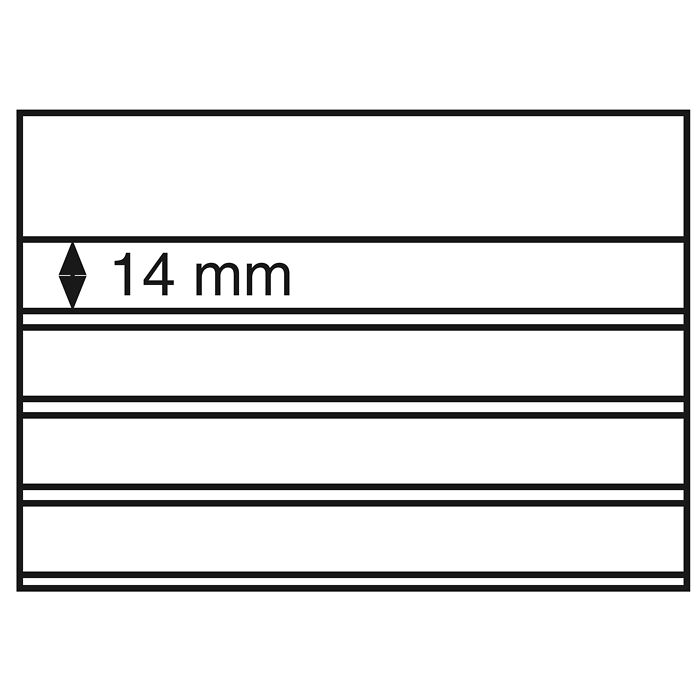 Approval Cards 158 x 113 mm, 4 clear strips & cover sheet, black card, pack of 100