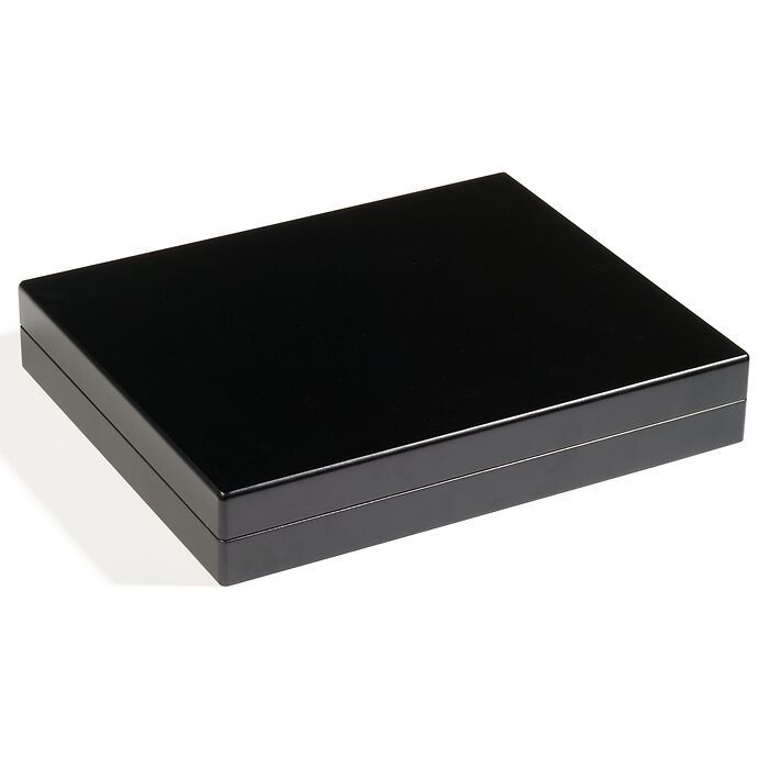 VOLTERRA TRIO de Luxe Presentation Case, matte black, w/3 trays for 24 certified coins