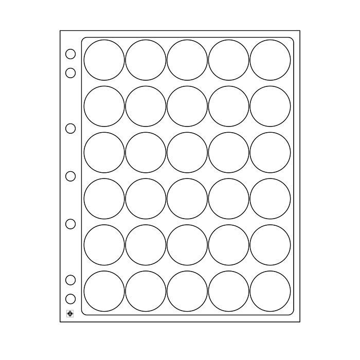 ENCAP Clear Pages for Coins in Capsules 30/31