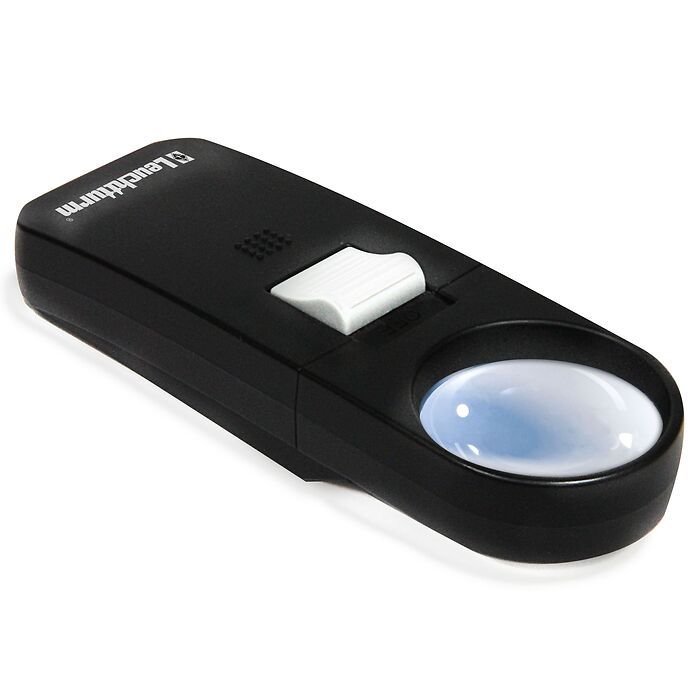 Pocket Magnifying Glass - Portable, Handheld and Lighted