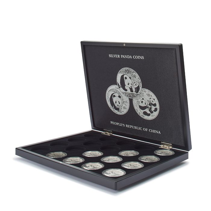 Presentation case for 20 Panda 1 oz. silver coins