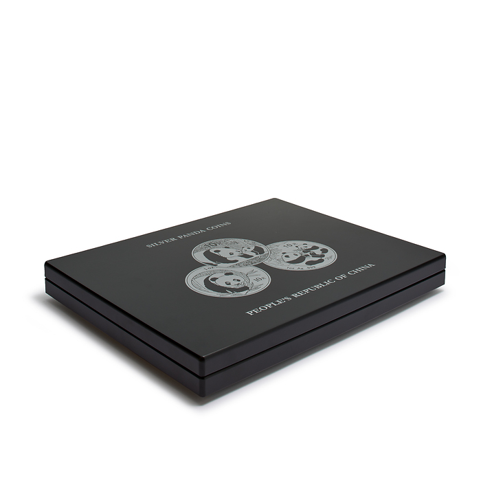 VOLTERRA UNO Display Coin Case for 20 Panda 1 oz. Silver Coins in Original Capsules