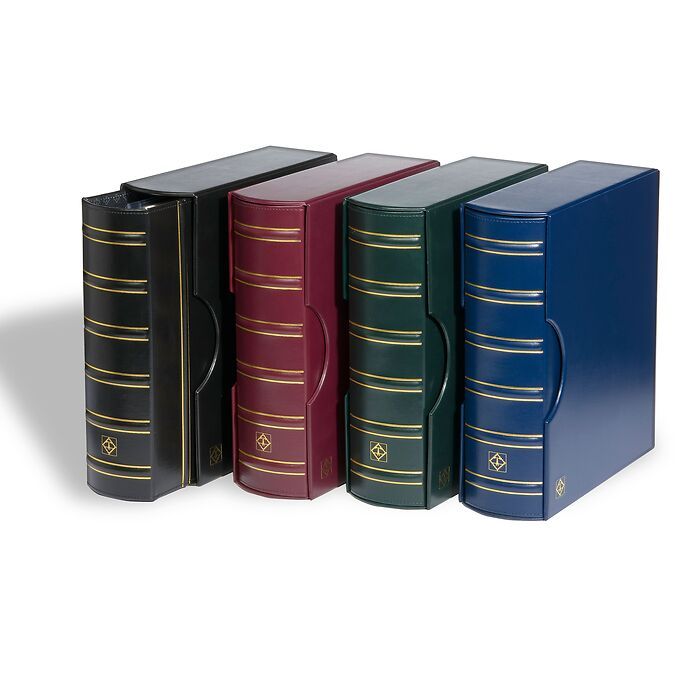 GRANDE CLASSIC G Coin Album Set with 6 ENCAP PAGES for Slabs, Black