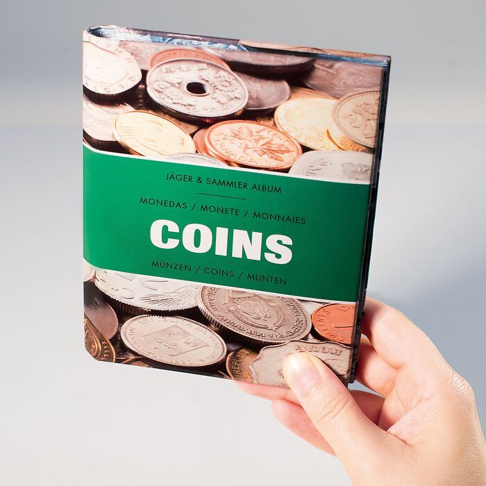 Pocket album COINS with sliding inserts for 48 coins.