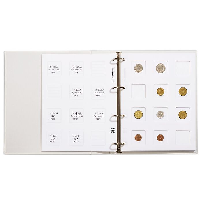 White MATRIX album system with matching slipcase