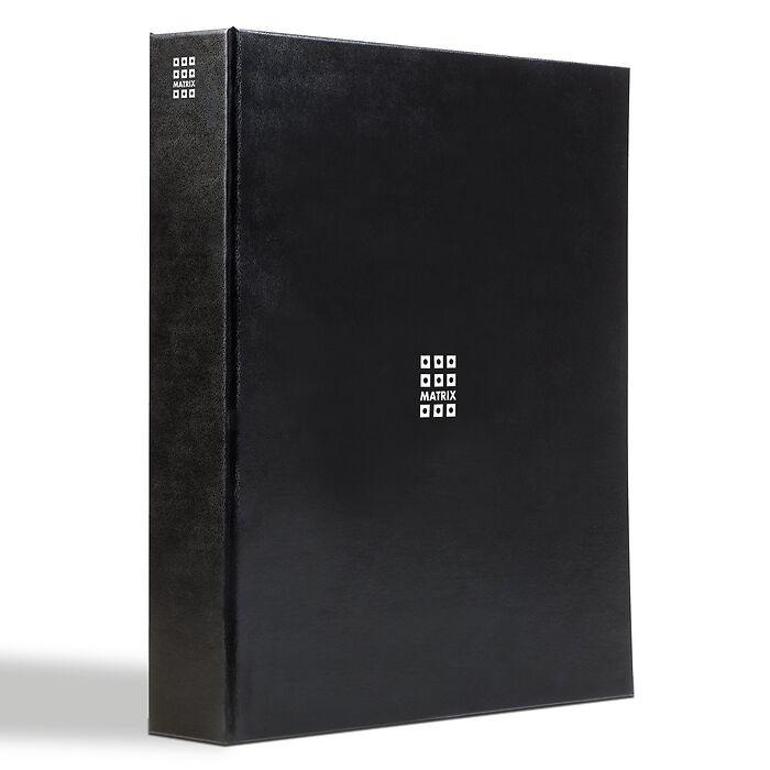 Black MATRIX album system with matching slipcase