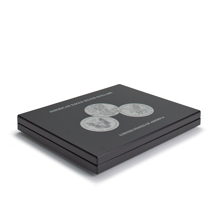 VOLTERRA UNO Presentation Case for 20 Silver American Eagle Coins 1 oz. in capsules