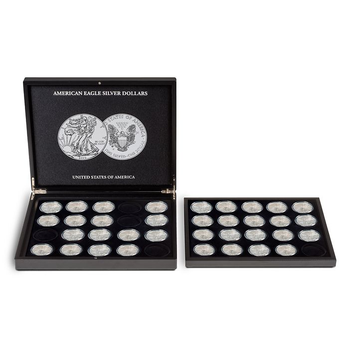 Display Coin Case for 20 American Eagle Silver Dollars
