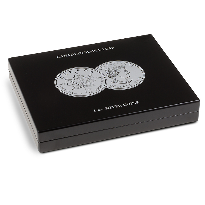 VOLTERRA Display Coin Case for 20 Canadian Maple Leaf Silver Dollars