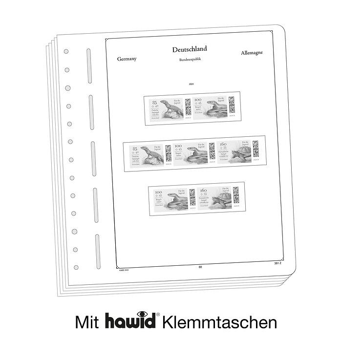 LIGHTHOUSE SF Illustrated album pages Fed. Rep. Germany combinations 2011-2022