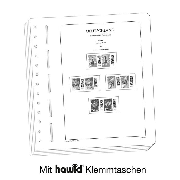 LIGHTHOUSE SF Supplement Federal Republic of Germany horiz.pairs (definitive stamps) 2016