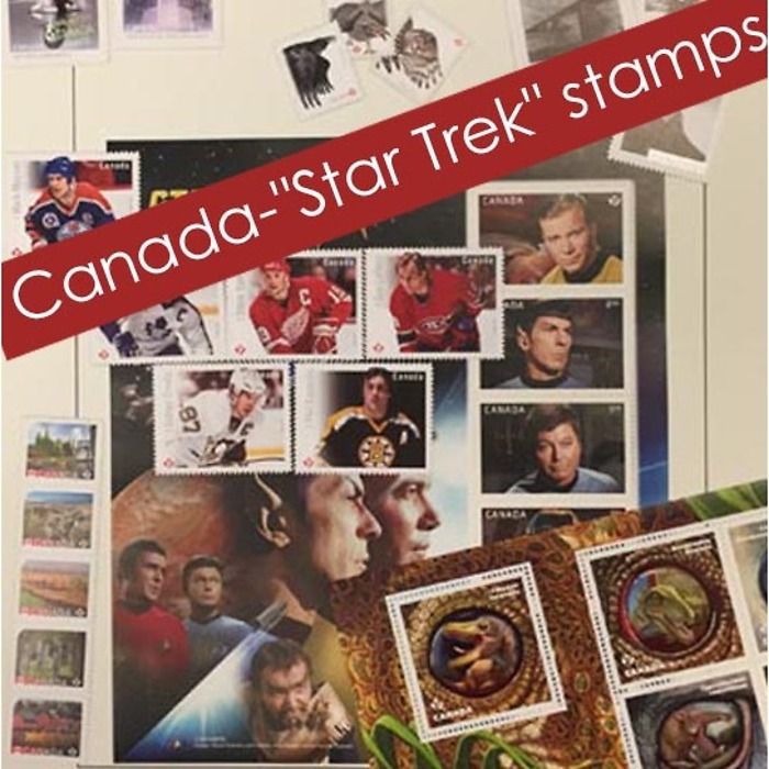 LIGHTHOUSE SF special Supplement Canada-''Star Trek' stamps 2016