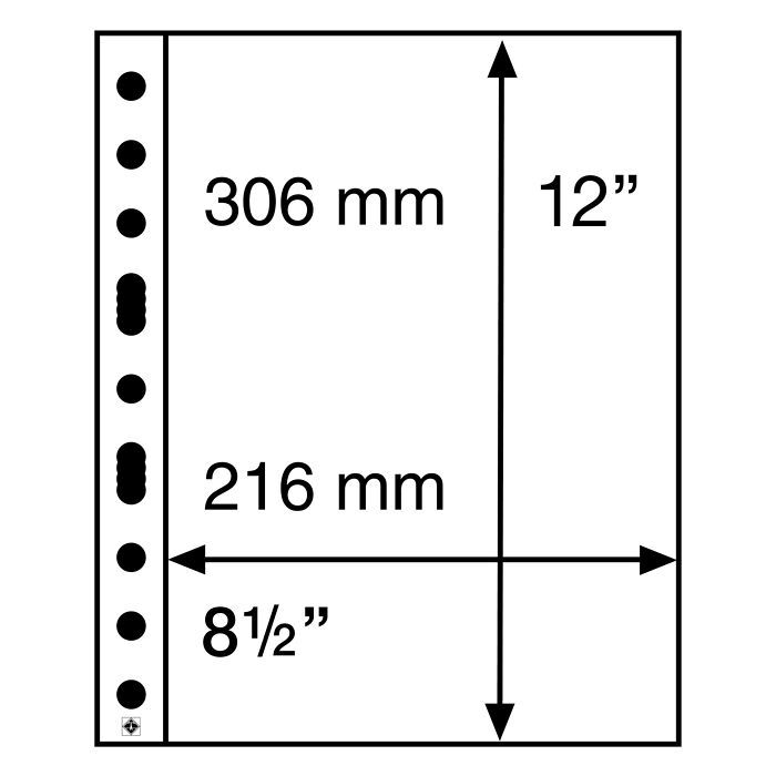 SH 312 plastic sheets, 1 pocket (A4), PP, clear, pack of 50