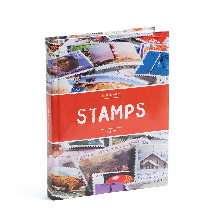 Stockbook STAMPS A5 with 32 white pages