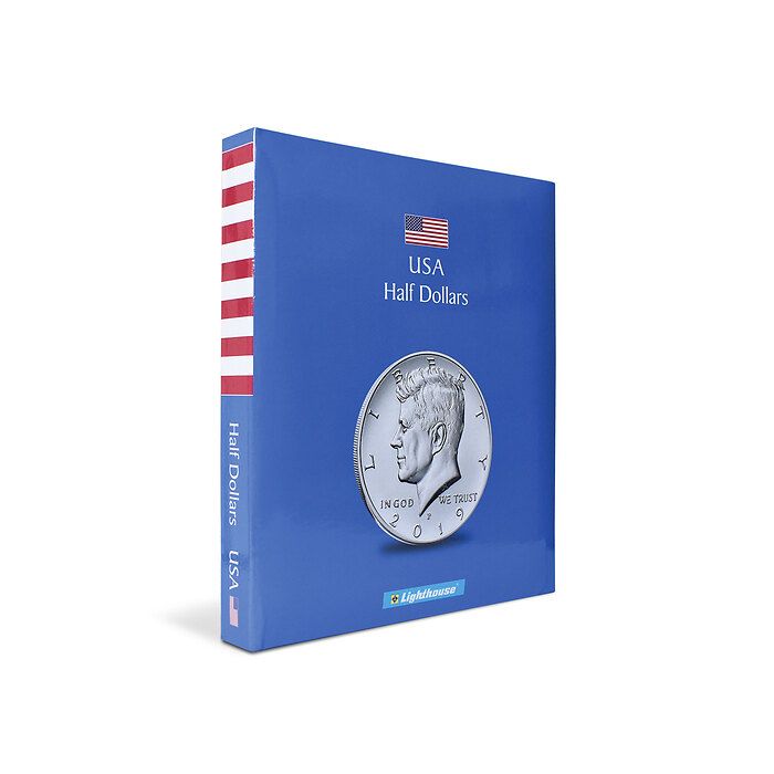 USA Coin Folder KASKADE, HALF DOLLARS