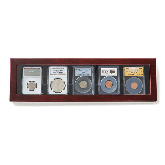 VOLTERRA Coin box for 5 slabs with glass lid
