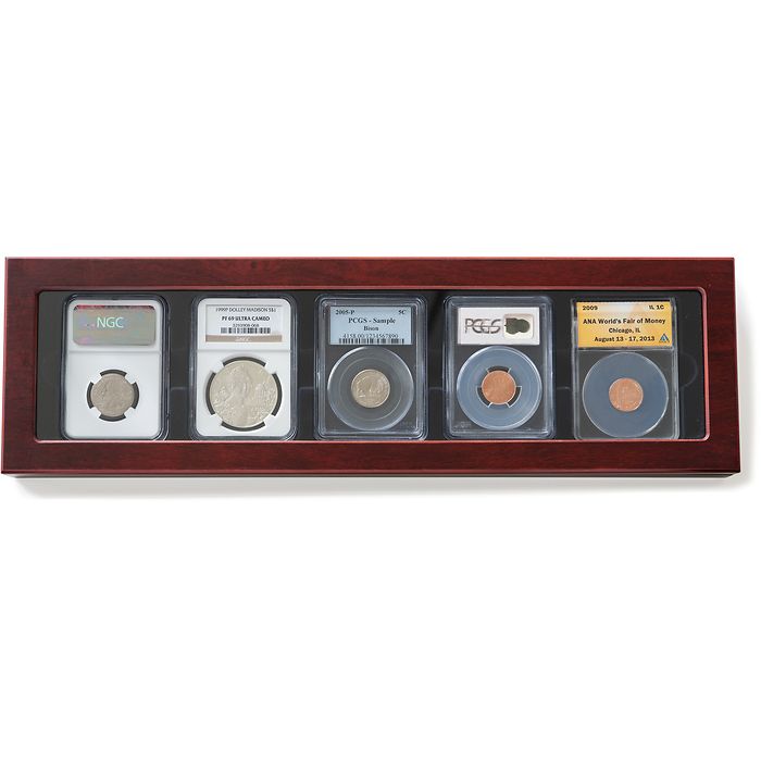 VOLTERRA Coin box for 5 slabs with glass lid