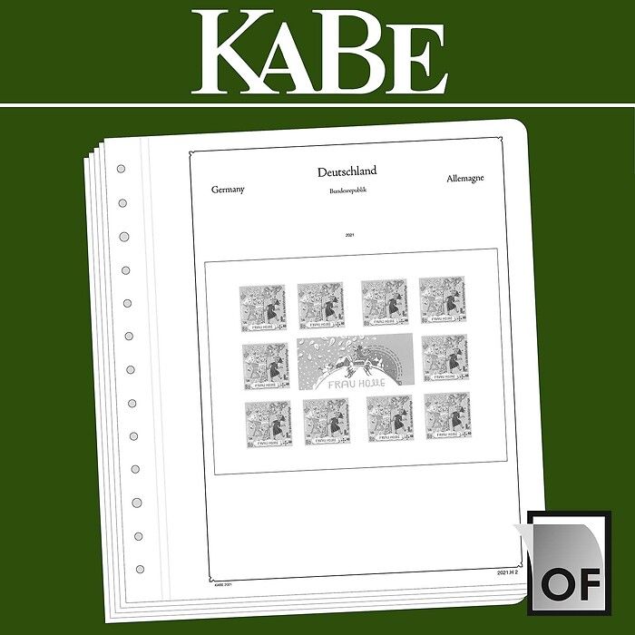 KABE OF Supplement Federal Republic of Germany Stamp Booklets 2021